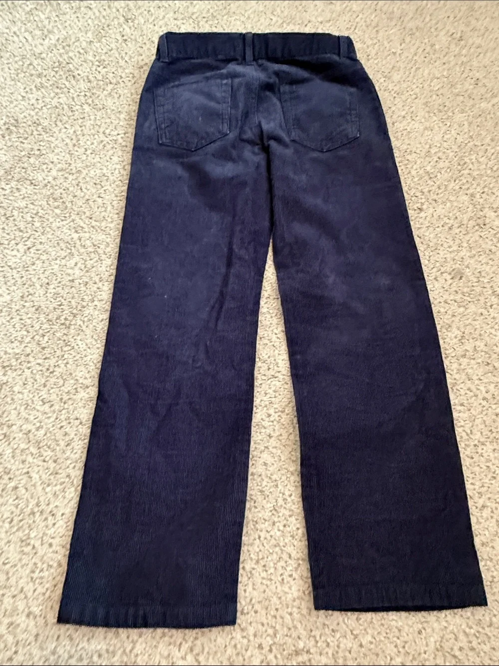 Janie & Jack Navy Corduroy Pant, 7
